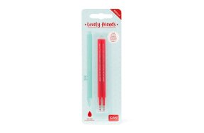 LEGAMI REFCPP0003 REFILLS GEL PEN LOVELY FRIENDS SET/2 - RED